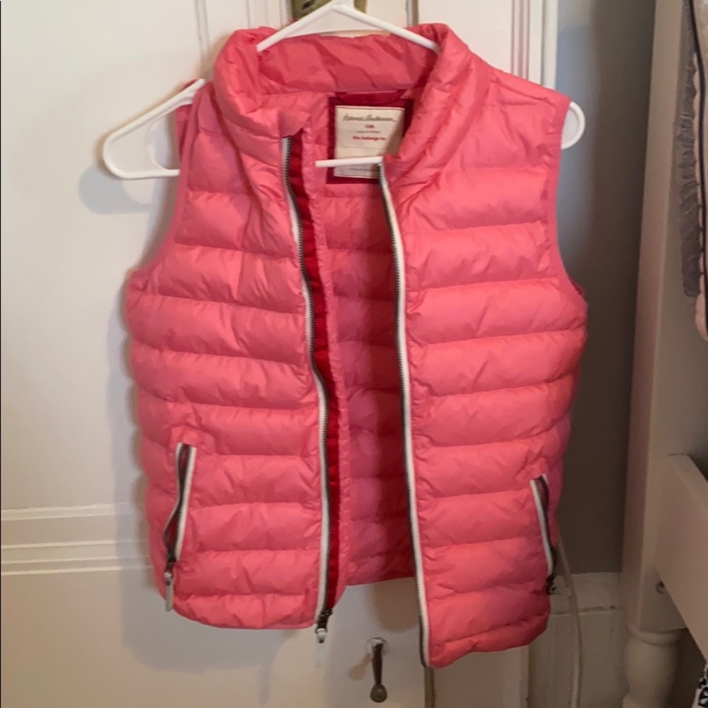 hot pink vest